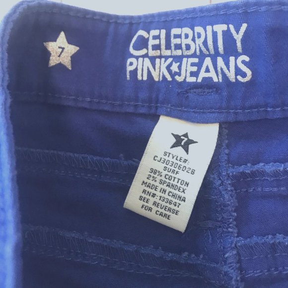 High Rise Cuffed Button Front Denim Shorts SZ 7 - Picture 4 of 8